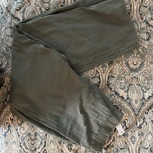 Womens GAP gauze pants M
